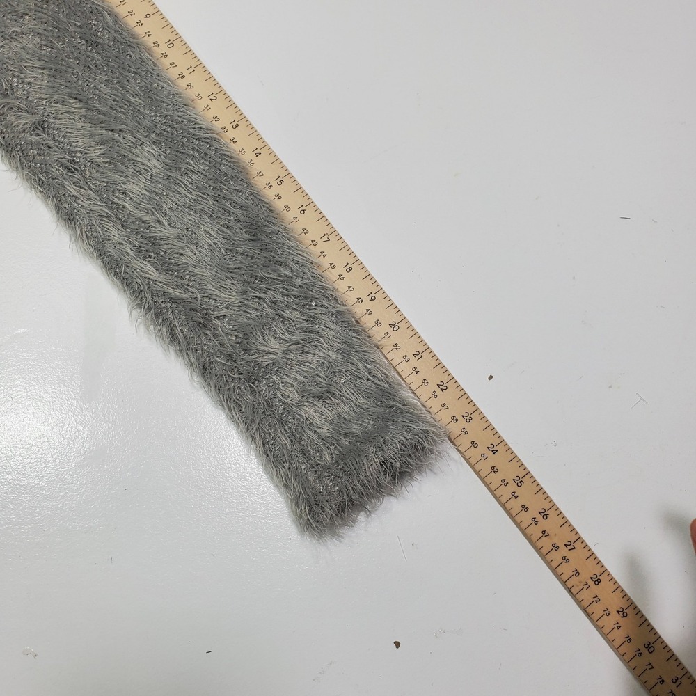 Free People Womens Cardigan Fuzzy Wrap Cropped Cardigan Size XS Gray Casual - Picture 10 of 10